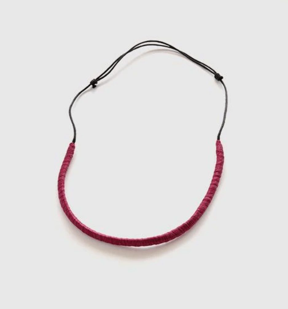 Lilly Buttrose - Woven Necklace Pink - Ensemble Studios