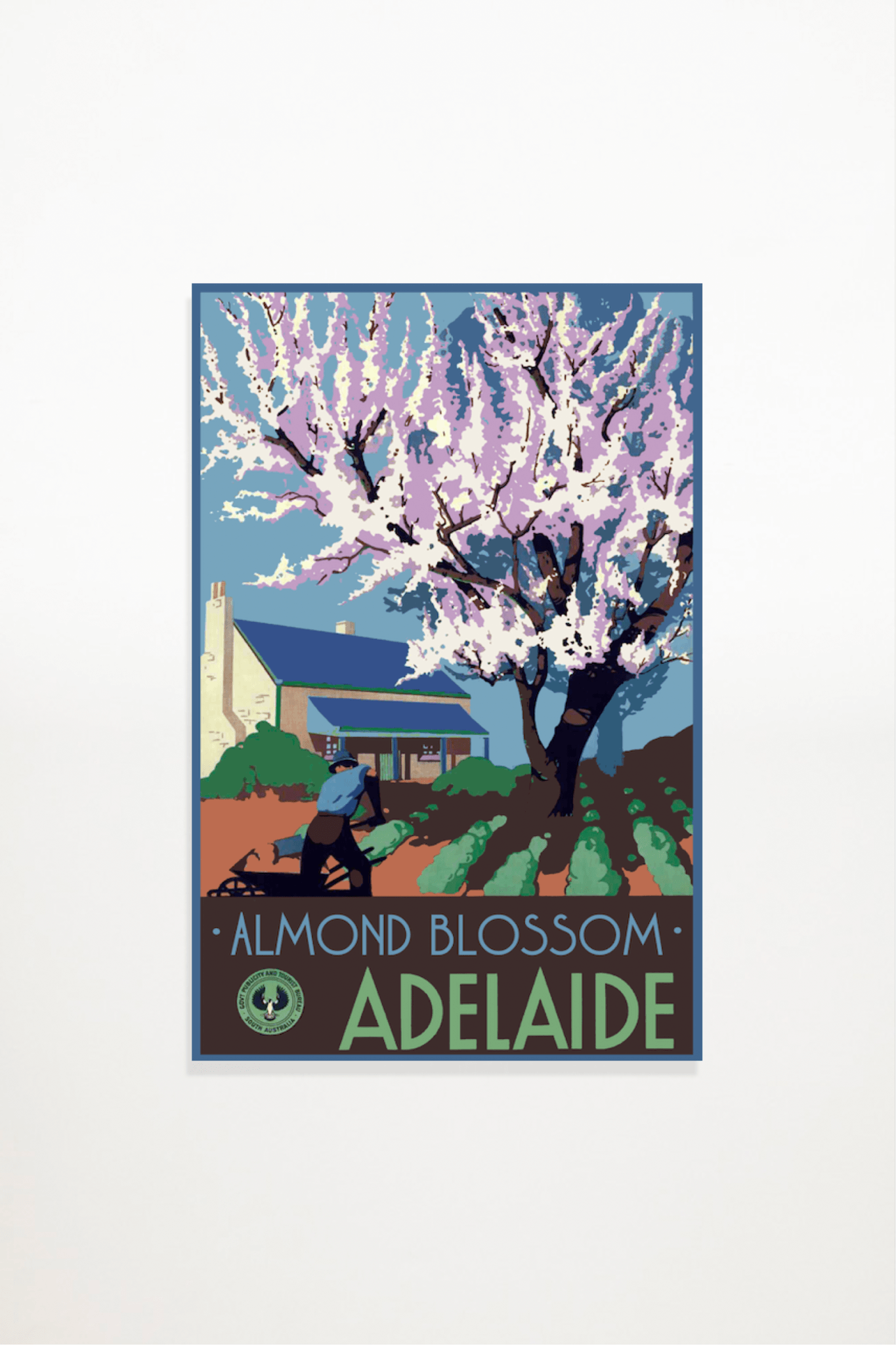 Adelaide Almond Blossoms Poster - A2 - Ensemble Studios