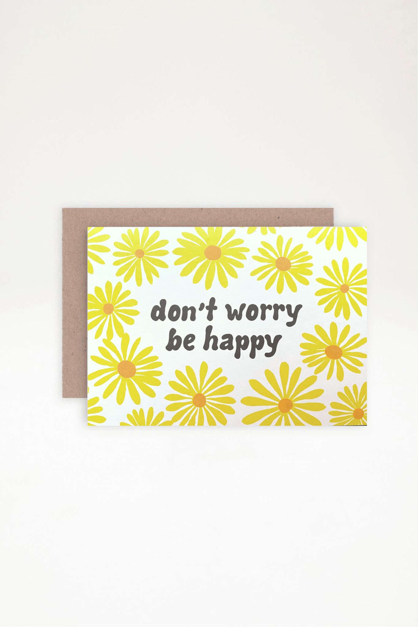 AHD Paper Co Greeting Card - Don't Worry Be Happy - Ensemble Studios