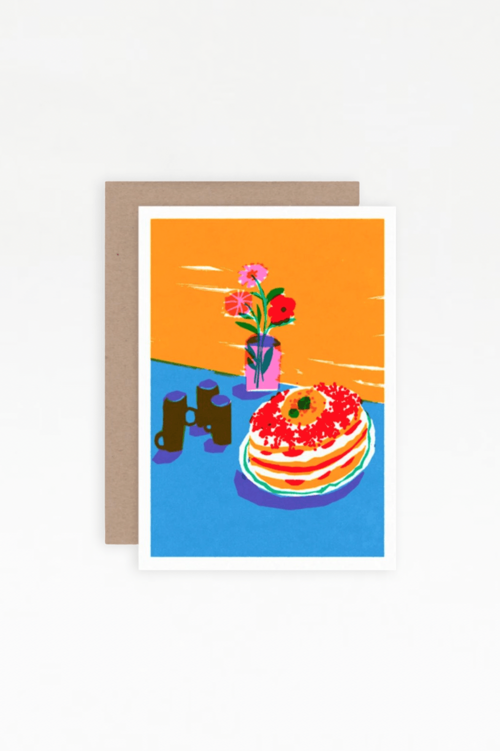 AHD Paper Co Greeting Card - Still life with Cake - Ensemble Studios