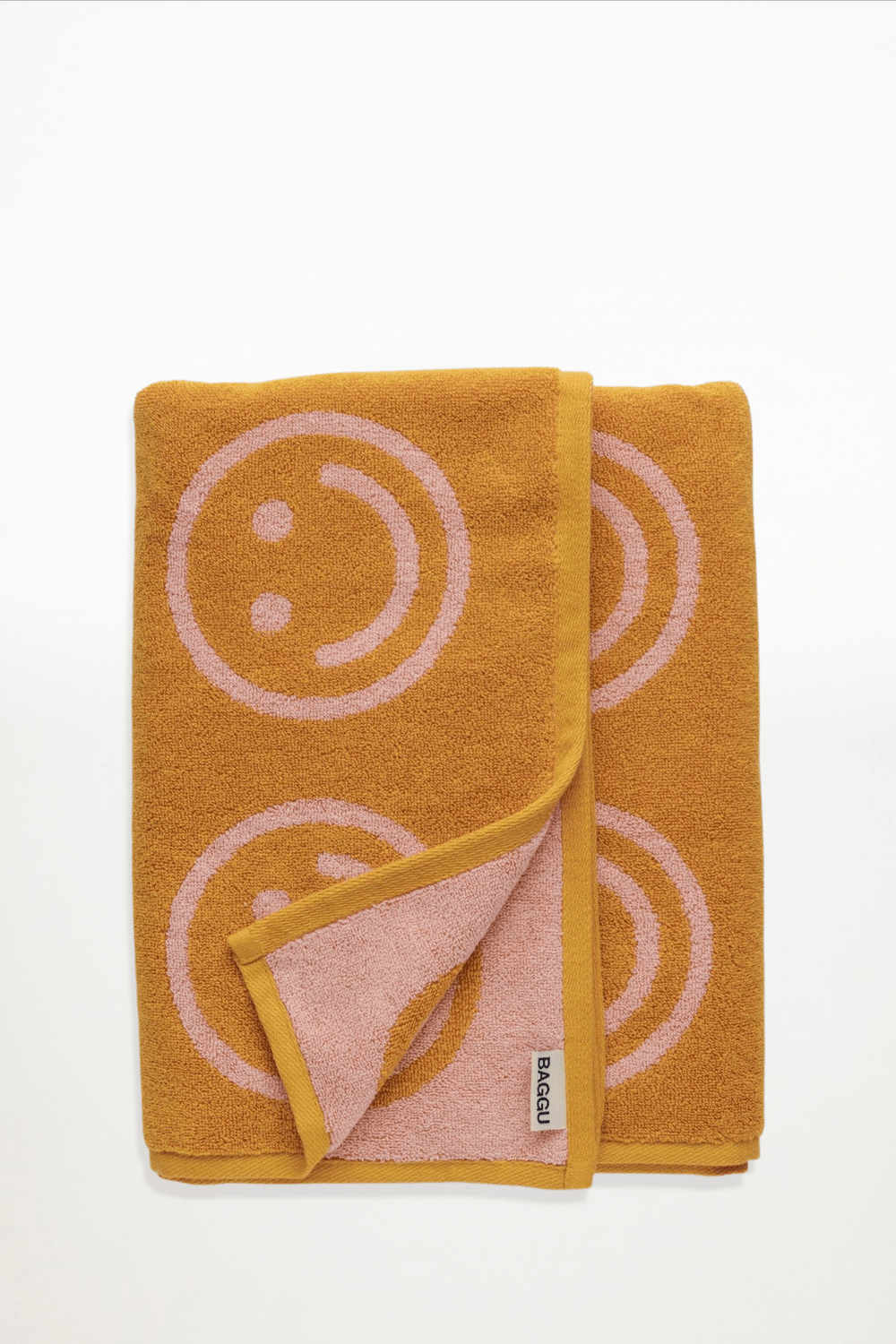 Baggu - Bath Towel - Marigold Peach Happy - Ensemble Studios