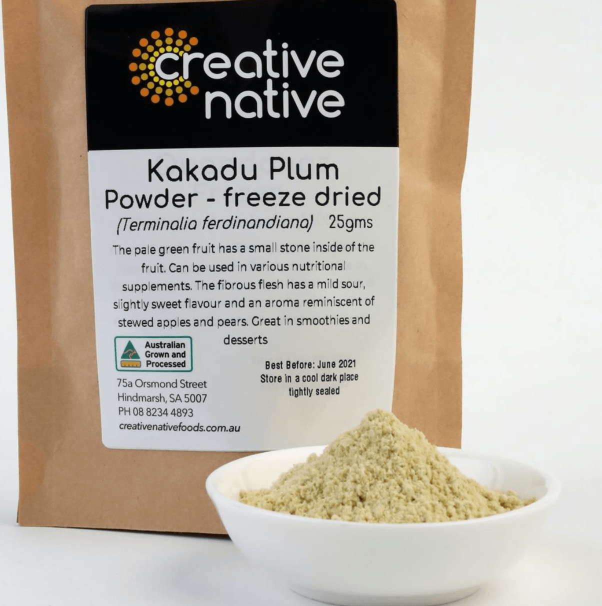 Creative Native - Kakadu Plum Powder 25gm - Ensemble Studios