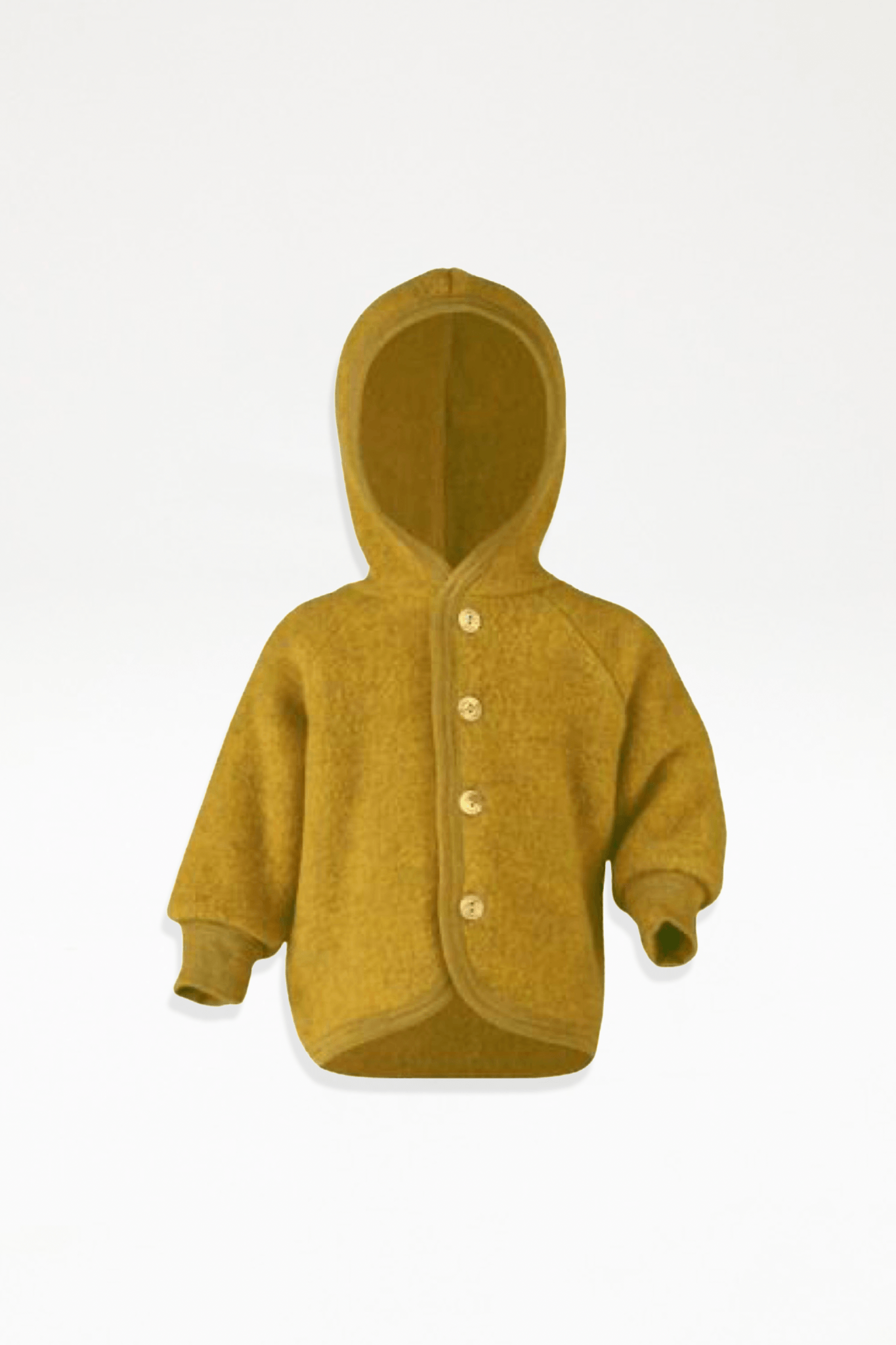 Engel - Baby Organic Wool Jacket - Saffron Melange - Ensemble Studios