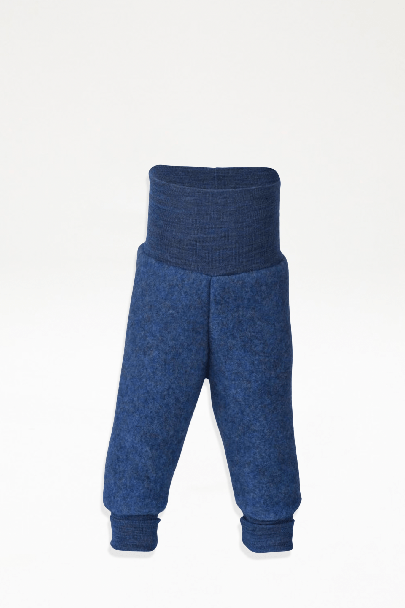 Engel - Baby Organic Wool Pants - Blue Melange - Ensemble Studios