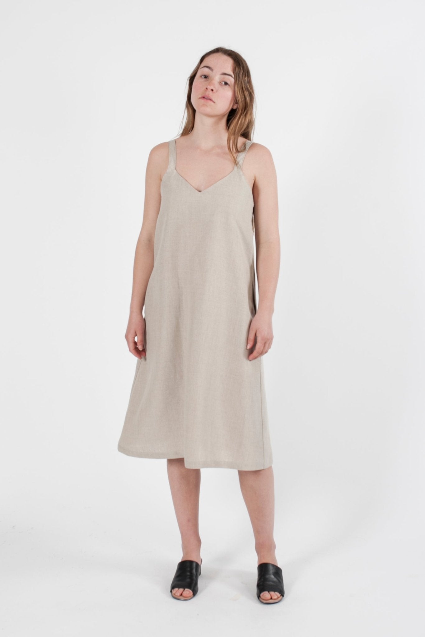 Hemp Linen Reversible Dress - Ensemble Studios