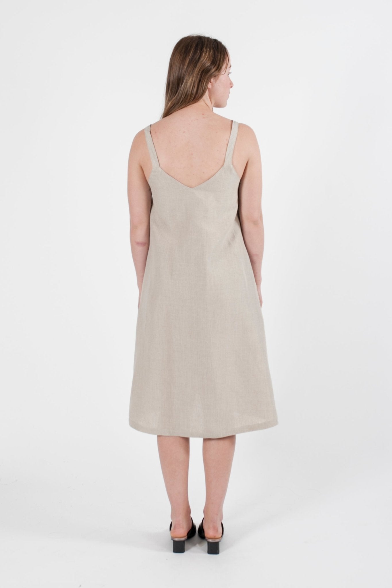 Hemp Linen Reversible Dress - Ensemble Studios