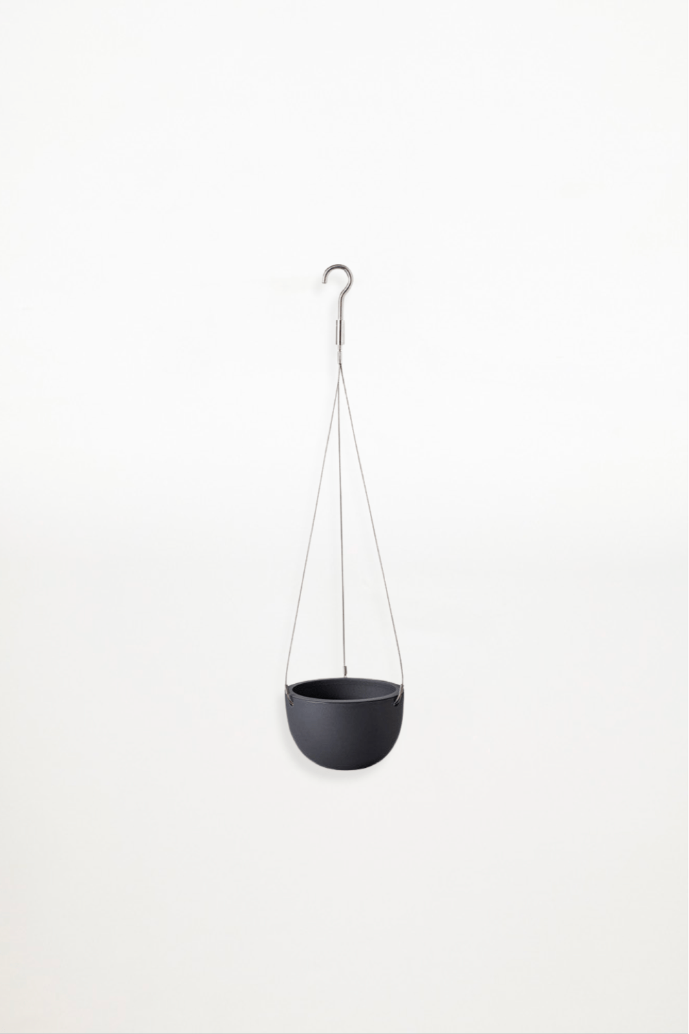 Kinto - Hanging Plant Pot - 140mm - Black - Ensemble Studios