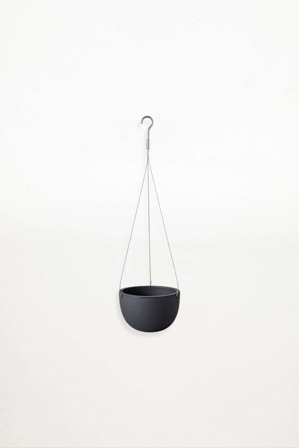 Kinto - Hanging Plant Pot - 174mm - Black - Ensemble Studios