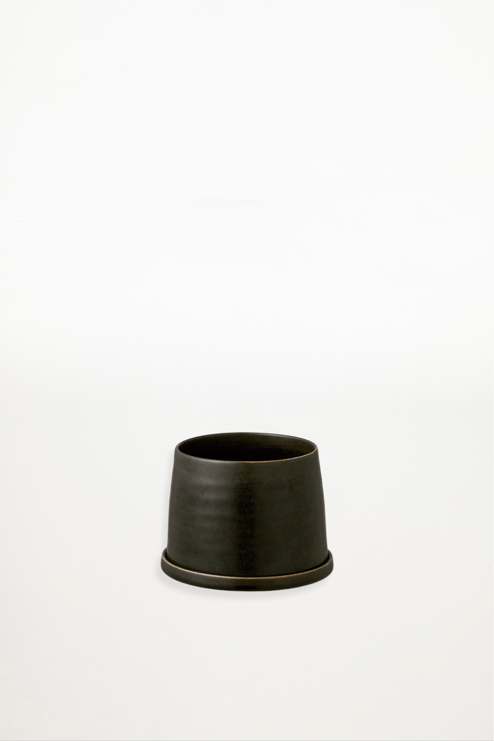 Kinto - Plant Pot - 125mm - Black - Ensemble Studios
