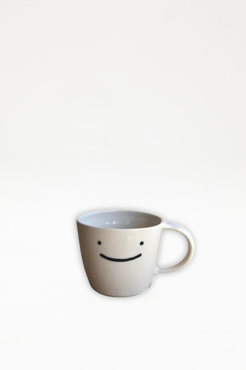 Maddie Deere Smile Cup - White Clay - Small - Ensemble Studios