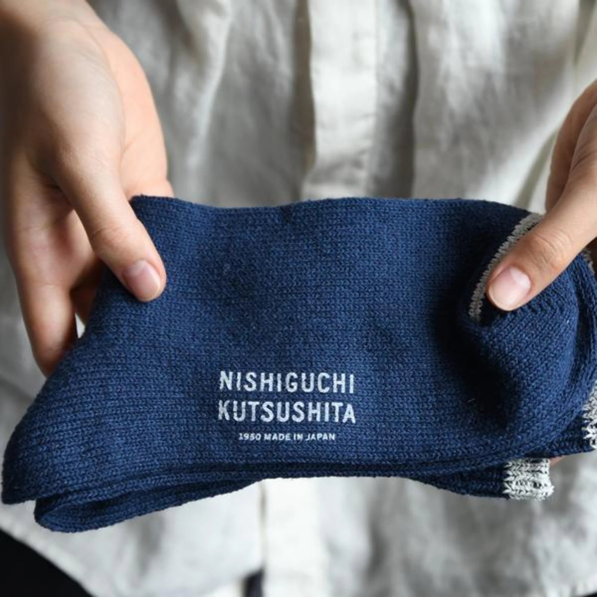 Nishiguchi Kutsushita - Boston Silk Cotton Sock - Ensemble Studios