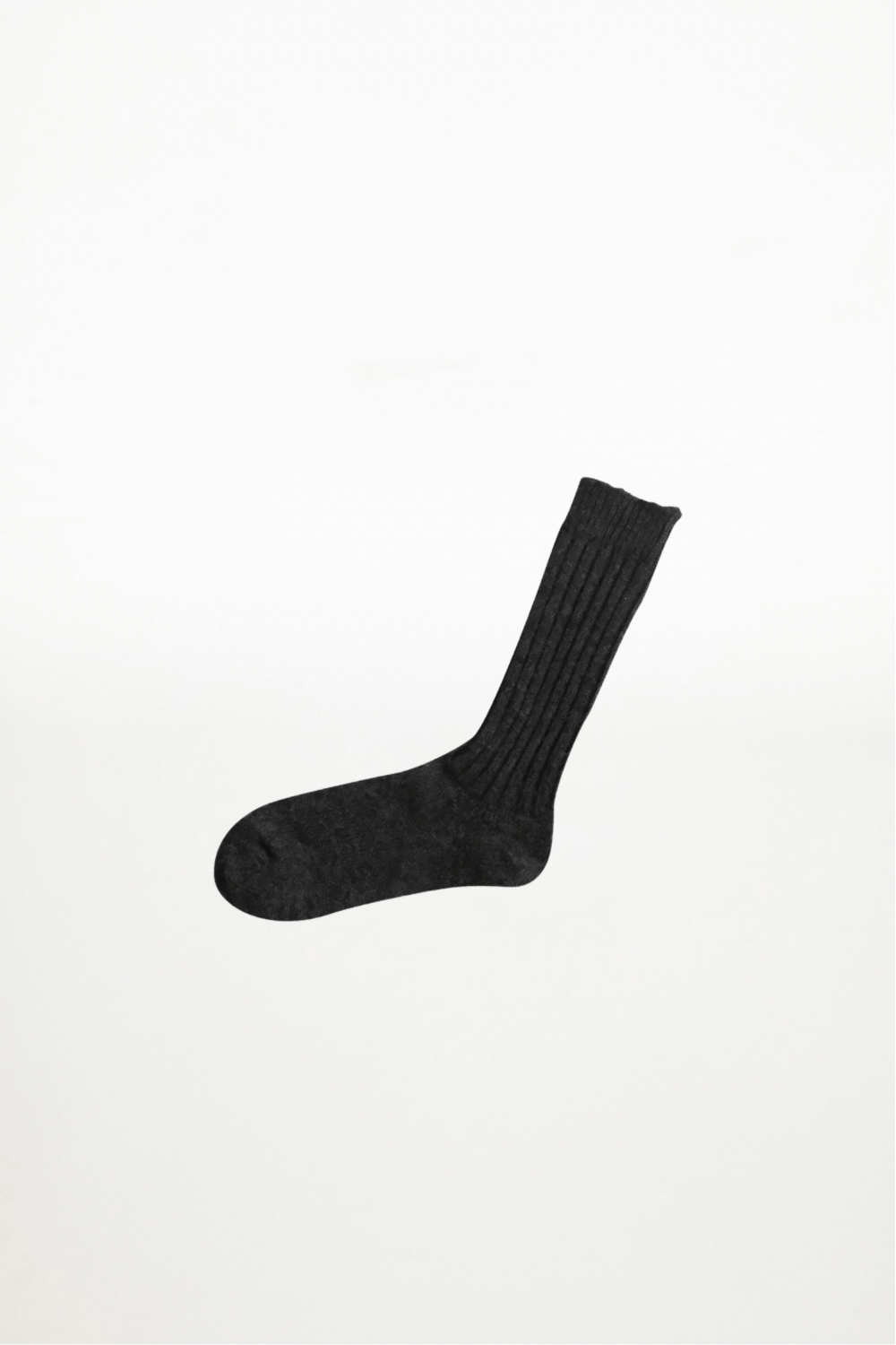 Nishiguchi Kutsushita - Praha Wool Ribbed Sock - Ensemble Studios