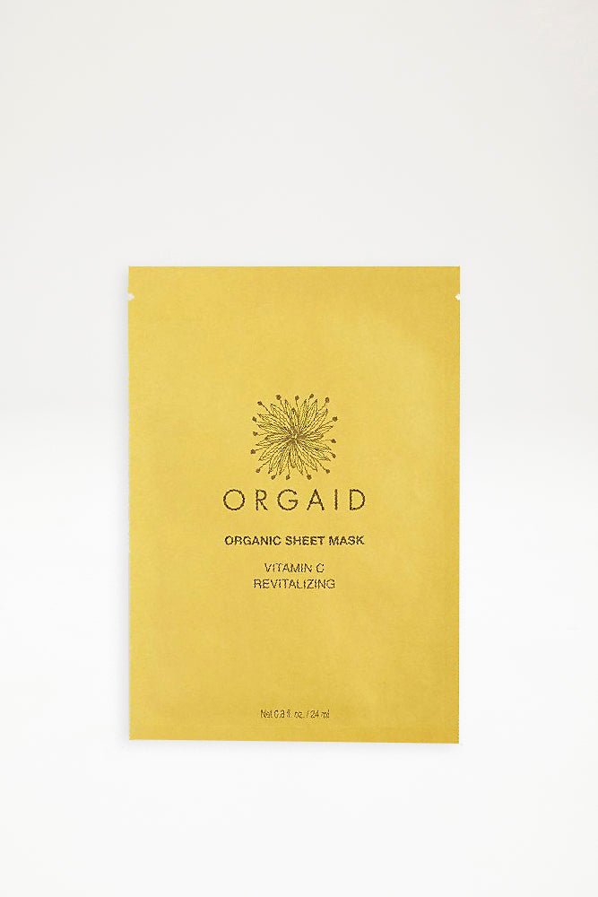 Orgaid Organic Sheet Mask - Vitamin C & Revitalizing - Ensemble Studios