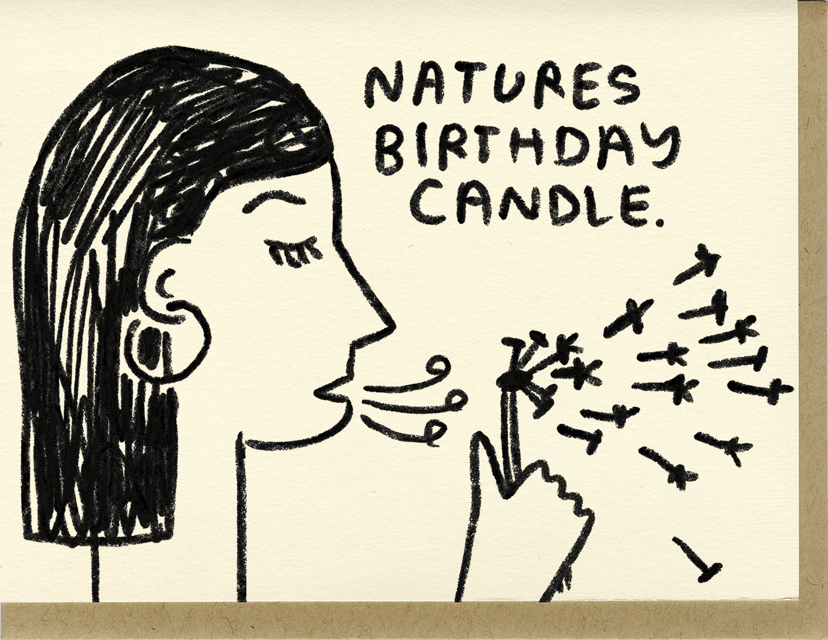 People I've Loved - Greeting Card - Nature's Birthday Candle - Ensemble Studios