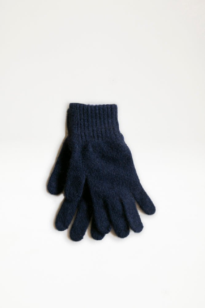 Possum Merino Gloves - Navy - Ensemble Studios
