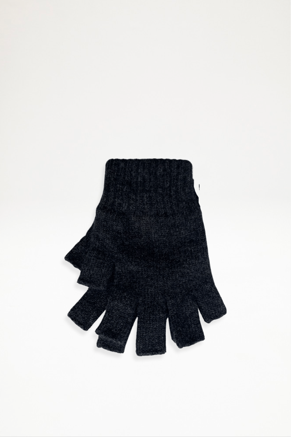 Possum Merino Open Finger Gloves - Charcoal - Ensemble Studios